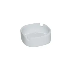 Gạt tàn sứ trắng vuông CK