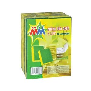 Miếng rửa chén MM 2 lớp có mút, 12 miếng