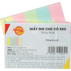 Giấy ghi chú HP 50*15 100 tờ, lốc 5 xấp