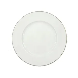 Đĩa sâu 8 viền vàng, 20.5cm