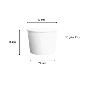 Tô giấy HNF 13oz, lốc 20 cái